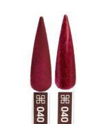 Hybride vernis - kleur 040 Glitter Red - Afbeelding 2