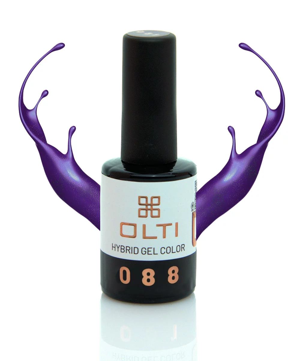 Lakier-Hybrydowy-Olti-088 Hybride vernis - kleur 088 Shiny Plum - Afbeelding 1