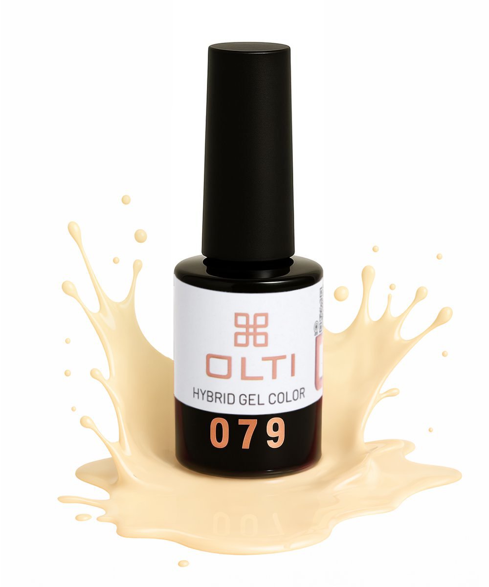 OLTI hybrid gel color nail polish bottle with shade 079