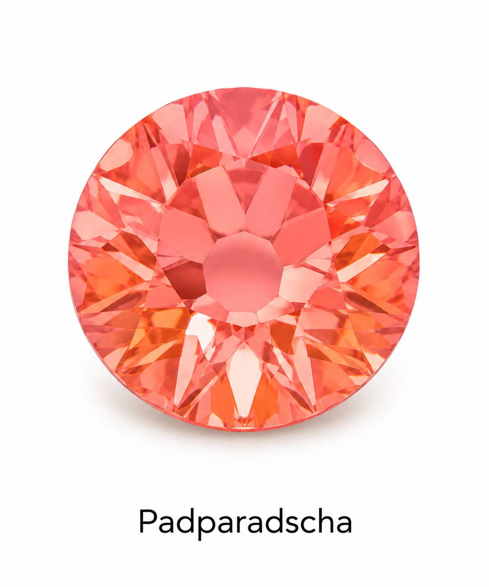 padparadscha.jpg Swarovski Padparadscha mix 150 szt - Afbeelding 1